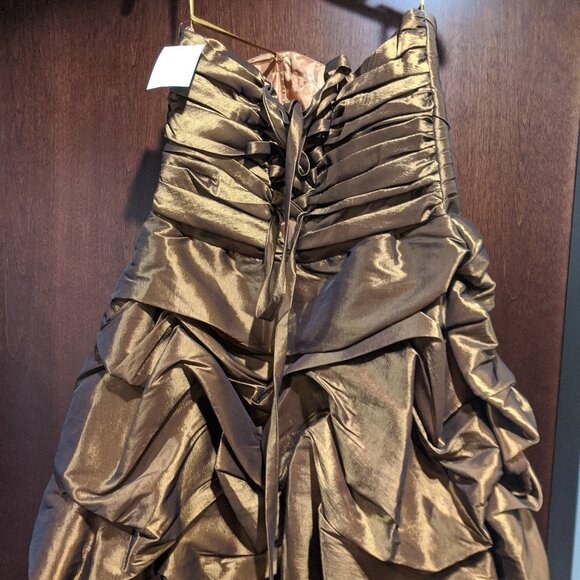 Aspeed Size 10/L Copper Prom Dress - Picture 6 of 8